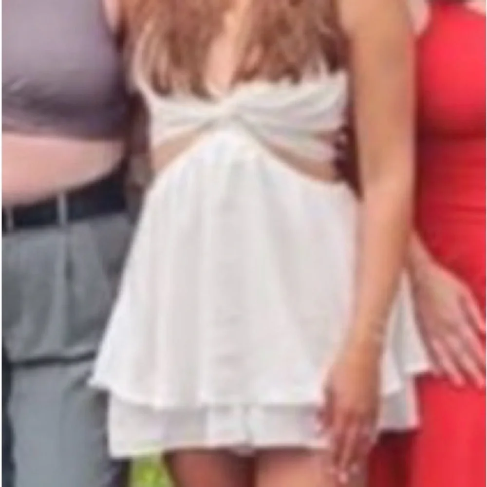 Lulus White Two-Piece Skort Bralette Set - Picture 3 of 3